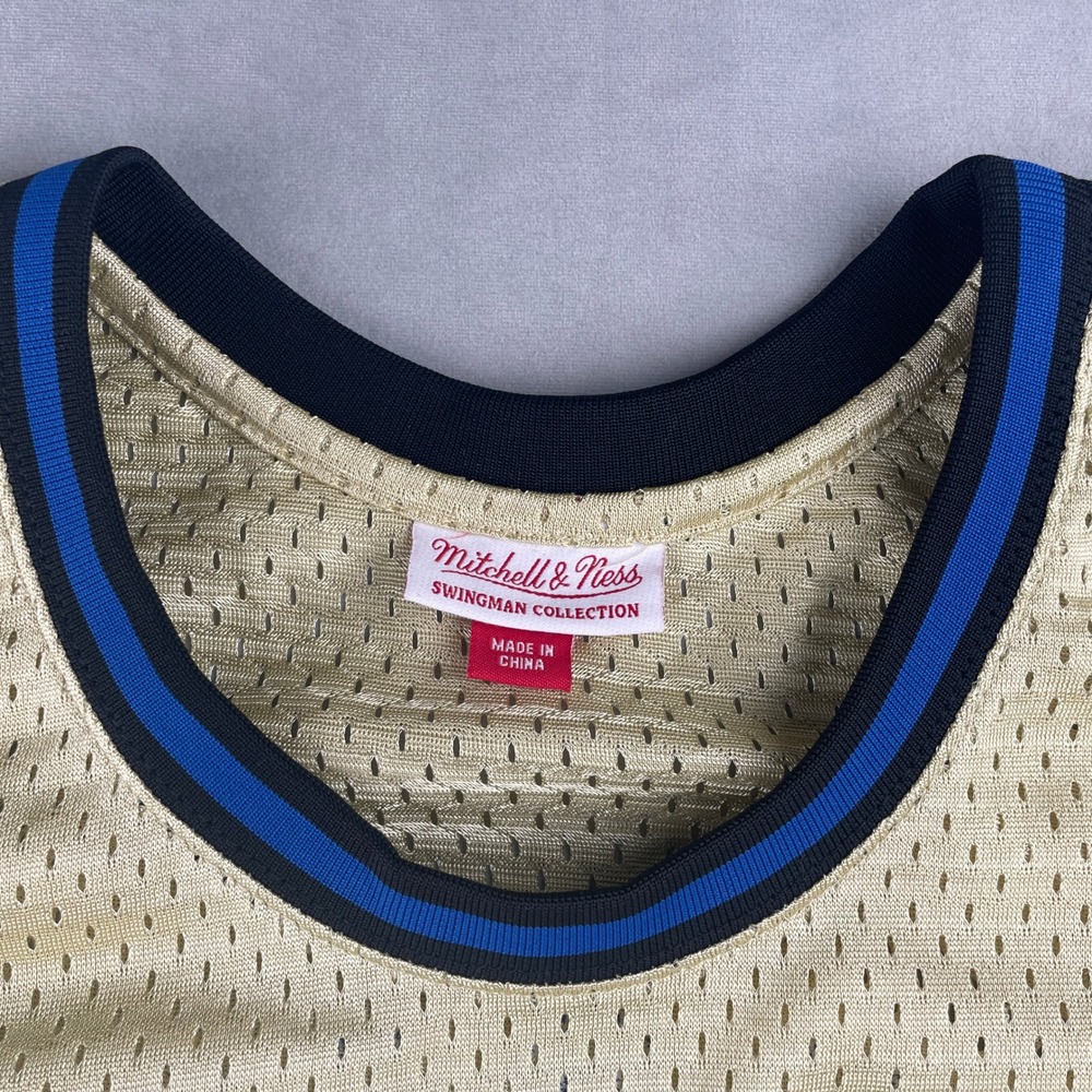 Mitchell & Ness Jersey Men M Gold HWC Swingman Penny Hardaway NBA 93-94 Magic‎ 1 - Picture 6 of 7